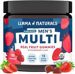 Llama Naturals Multivitamin For Men, Vegan, Organic Gummies With Vitamin D, C And K, Men'S Real Fruit Gummy Vitamins, Chewable Multivitamin Supplement, No Added Sugar Cane, Cherry, 120 Ct Llama Naturals Multivitamin For Men, Vegan, Organic Gummies With Vitamin D, C And K, Men'S Real Fruit Gummy Vitamins, Chewable Multivitamin Supplement, No Added Sugar Cane, Cherry, 120 Ct