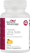 Bariatric Advantage Chewable Ultra Solo With Iron - Once-Per-Day Daily Multivitamin - For Patients - With Thiamin, Vitamin A & More - Gluten Free - Citrus - 90 Tablets Bariatric Advantage Chewable Ultra Solo With Iron - Once-Per-Day Daily Multivitamin - For Patients - With Thiamin, Vitamin A & More - Gluten Free - Citrus - 90 Tablets