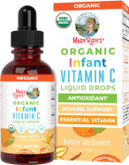 Maryruth Organics Infant & Baby Vitamin C Supplement | Usda Organic Vitamin C Liquid Drops For Infants | Ages 6-12 Months | Immune Support | Overall Health | Vegan | Non-Gmo | Gluten Free | 2 Fl Oz