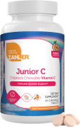 Zahler Junior C Advanced Chewable Vitamin C For Kids - Immune Support Kids Vitamins In Delicious Orange Flavor - Kosher Kids Vitamin C For Immunity - Vitamin C Chewable Antioxidant - (500 Count)