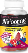 Airborne Vitamin C 750Mg (Per Serving) Assorted Fruit Flavored Gummies (21 Count In A Bottle), Gluten-Free Immune Support Supplement With Vitamins A C E, Selenium, Echinacea & Ginger