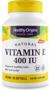 Healthy Origins Vitamin E 400 Iu (Natural, Non-Gmo, Gluten Free, Skin Support, Cardiovascular Support), 360 Softgels Healthy Origins Vitamin E 400 Iu (Natural, Non-Gmo, Gluten Free, Skin Support, Cardiovascular Support), 360 Softgels