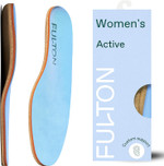 Fulton Shock Absorbing Insoles with High Impact Arch Support - Custom Molding Cork Inserts Alleviate Plantar Fasciitis & Foot Fatigue- Athletic Running Insoles for Women (Women's Size 9.5-10)Women's AthleticWomen's 9.5-10