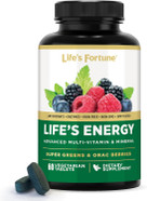 Life'S Fortune Life'S Energy Advanced Multi-Vitamin And Mineral For Men & Women, Non-Gmo - Super Greens - Orac Berries - Antioxidants - Enzymes - Iron Free - Gmp Tested, 60 Veggie Tablets Life'S Fortune Life'S Energy Advanced Multi-Vitamin And Mineral For Men & Women, Non-Gmo - Super Greens - Orac Berries - Antioxidants - Enzymes - Iron Free - Gmp Tested, 60 Veggie Tablets