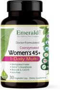 Emerald Labs Women'S 45+ 1-Daily Multi - Complete Multivitamin For Comprehensive Support, Bone & Heart Health* - Designed For Women 45+ - Gluten-Free & Vegetarian- 60 Vegetable Capsules Emerald Labs Women'S 45+ 1-Daily Multi - Complete Multivitamin For Comprehensive Support, Bone & Heart Health* - Designed For Women 45+ - Gluten-Free & Vegetarian- 60 Vegetable Capsules