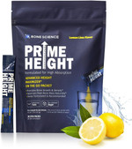 Prime Height Powder  Kids Daily Multivitamin With Calcium, Magnesium, Zinc, And Vitamins B6, B12, C, D3, E, K  30 Sticks, Lemon Lime Flavor