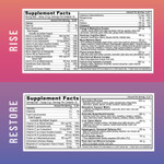 Youngevity Beyond Tangy Tangerine 3.0 Rise & Restore | Dual-System Supplement For Day & Night | Natural Energy, Cognitive Immune & Digestive Support | Acai Pomegranate & Raspberry Lemon
