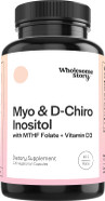 Myo-Inositol & D-Chiro Inositol Capsules With Mthf, Folate, Vitamin D | Support For Ovarian Function, Hormone Balance, & Homocysteine Levels | Fertility Supplements For Women | 360 Count 40:1 Ratio Myo-Inositol & D-Chiro Inositol Capsules With Mthf, Folate, Vitamin D | Support For Ovarian Function, Hormone Balance, & Homocysteine Levels | Fertility Supplements For Women | 360 Count 40:1 Ratio