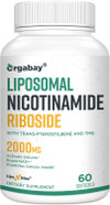 Liposomal Nicotinamide Riboside 2000 Mg With Tmg And Pterostilbene, Boosting Nad+, Support Healthy Aging, 360 Count Liposomal Nicotinamide Riboside 2000 Mg With Tmg And Pterostilbene, Boosting Nad+, Support Healthy Aging, 360 Count