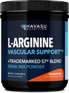 L-Arginine Powder - Nitric Oxide Supplement For Men And Women With L-Citrulline And Beet Root - Pre And Post Workout Support For Endurance And Recovery - Tangerine Flavor, 1 Month Supply (30 Scoops)