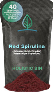 Alkaline Rock Stars Blue Green & Red Algae Supplement - 500Mg | Pure Marine Phytoplankton Plus Astaxanthin | Rich In Antioxidants, Chlorophyll, & Vegan Omega 3'S | 30 Day Supply (40 Capsules)