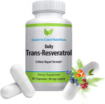 Trans-Resveratrol Supplement - Organic Capsules  Vegan Supplements For Women And Men, Natural Antioxidant, Polyphenols Supplement, Anti Aging - 60 Capsules, 600Mg, 30 Day Supply