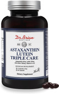 Dr.Brian Vitamins Eye Lutein & Astaxanthin Complex, Supplement With Lutein 20Mg Omega 3 Fish Oil 720Mg Epa+Dha 700Mg Astaxanthin 6Mg, Support Eye Health And Visual Acuity, 60 Softgels