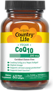 Country Life Simply Coq10 200Mg Supports Heart Function & Cellular Energy, Vegan Softgels, Certified Gluten-Free, Non-Gmo, 60 Ct Cardiovascular Health Supplement Country Life Simply Coq10 200Mg Supports Heart Function & Cellular Energy, Vegan Softgels, Certified Gluten-Free, Non-Gmo, 60 Ct Cardiovascular Health Supplement