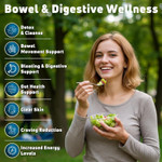 15 Day Cleanse Capsules - Colon Cleanse For Digestive Health, Fewer Cravings & Glowing Skin - 15 Day Gut Cleanse, Detox Cleanse - 30 Tasteless, Gluten-Free, Soy-Free Capsules