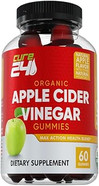 Organic Apple Cider Vinegar Gummies, Vegan & Non-Gmo, Gluten Free, Gelatin Free, Acv Supplement Gummies For Adults, 60 Count, Made In Usa, (60 Gummies)