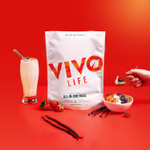 Vivo Life - Whole, Vegan Meal Replacement Shake With Proteins, Vitamins & Minerals, Gut Friendly Bacteria & Electrolytes - 35.2 Oz, 25 Servings (Vanilla) Vivo Life - Whole, Vegan Meal Replacement Shake With Proteins, Vitamins & Minerals, Gut Friendly Bacteria & Electrolytes - 35.2 Oz, 25 Servings (Vanilla)