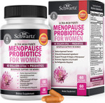 Menopause Supplements For Women - 40 Billion Cfu Menopause Probiotics For Women - Support For Hot Flashes Night Sweats Mood Swings And Balance - Non-Gmo, 60 Easy-Swallow Capsules, 60 Servings