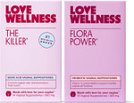 Love Wellness The Killer & Flora Power | Vaginal Suppository Duo With Boric Acid, Probiotics & Vitamin C | Supports Ph Balance, Odor Control & Feminine Health | Fragrance-Free, Non-Gmo & Paraben Free Love Wellness The Killer & Flora Power | Vaginal Suppository Duo With Boric Acid, Probiotics & Vitamin C | Supports Ph Balance, Odor Control & Feminine Health | Fragrance-Free, Non-Gmo & Paraben Free
