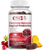 Pineapple Feminine Balance Gummies For Women - Ph Health Immune Support With Cranberry- Vegan Probiotic Supplement For Vaginal Health, Taste & Confidence