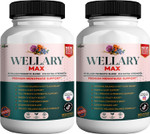 Wellary Max Menopause Support Supplement, 40 Billion Cfu Probiotic Blend, 90 Capsules (3) Wellary Max Menopause Support Supplement, 40 Billion Cfu Probiotic Blend, 90 Capsules (3)