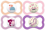 Mam Air Day & Night Baby Pacifier, For Sensitive Skin, Glows In The Dark, 16+ Months, Girl, 4 Count Mam Air Day & Night Baby Pacifier, For Sensitive Skin, Glows In The Dark, 16+ Months, Girl, 4 Count