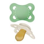 Mam Original Latex Pacifiers, Binky Pacifier For 6-16 Months, Natural Rubber Nipple, Made From Bio-Circular Materials, Easy To Clean, With Sterilizer Case, 2 Count Binkies