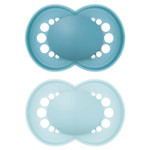 Mam Original Matte Baby Pacifier, Nipple Shape Helps Promote Healthy Oral Development, 2 Pack, Girls, 16+ Months Mam Original Matte Baby Pacifier, Nipple Shape Helps Promote Healthy Oral Development, 2 Pack, Girls, 16+ Months
