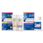 Mommy'S Bliss Organic Little Gums Soothing Massage Gel & Oral Tablets Day And Night Combo, Age 2 Months+, Sugar Free, Mild & Sweet Flavor| 2-0.53 Oz Tubes + 1 Bottle (140 Tablets)