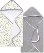 Burt'S Bees Baby Hooded Towels, Absorbent Knit Terry, Super Soft Single Ply, 100% Organic Cotton