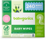 Babyganics Baby Wipes, Fragrance Free, 80 Ct