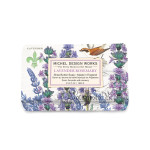 Michel Design Works Soap Bar, Lavender Rosemary Medium, Beautiful Design, Triple-Milled
