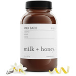 Milk + Honey Milk Bath No. 05  Moisturizing Coconut Oil Bath Soak With Vanilla & Lemon Peel, Luxurious Skin Softening Formula, 5.3 Oz