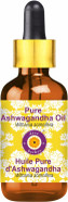 Dève Herbes Ashwagandha Oil (Withania Somnifera) With Glass Dropper | Infused | Pure | Non-Sticky | Lightweight | For Facial Care | Men & Women | 30Ml (1 Oz) Dève Herbes Ashwagandha Oil (Withania Somnifera) With Glass Dropper | Infused | Pure | Non-Sticky | Lightweight | For Facial Care | Men & Women | 30Ml (1 Oz)