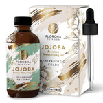 Florona Jojoba Oil 100% Pure & Natural - 4 Fl Oz, For Hair, Face & Skin Care, Massage