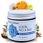 Look No X Ma Skin Soothing Cream 2 Oz | 100% Organic Calendula And Chamomile Infused, Body And Face Moisturizing Cream | Handmade Plant Rich Hydrating Moisturizer For Dry, Irritated, Sensitive Skin