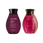 Nativa Spa Body Hydrating Oil Bundle: Plum & Black Plum. Moisturizing Body Oils, 6.8 Ounce (Each)
