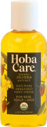 Hobacare Hexane Free Jojoba Oil For Nails & Cuticles, Dry Skin, Beard Care, Scalp Massage Therapy  Mini Travel Size Pure Unrefined Natural Carrier Oil For Skincare, Shaving, Hair Treatment (4.22 Oz)