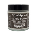 Grass-Fed Beef Tallow Body Butter - Emulsified, Non-Greasy Moisturizer, 4 Oz Soaps & Skin Care (4 Oz., Palo Santo Tea)