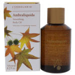 LErbolario Ambraliquida Smoothing Body Oil - Firming, Anti-Aging, Dry Skin Moisturizer - Massage And Vitamin E Oil With Liquidambar Extract - 4.2 Oz