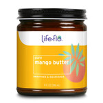 Life-Flo Pure Mango Butter, Soothing Moisturizer For Dry Skin Care, Smooths And Nourishes, Doubles As Lip Balm, Nail / Cuticle Cream, Hand And Body Lotion, 60-Day Guarantee, Not Tested On Animals, 9Oz
