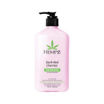 Hempz Dark Red Cherries Lotion, Ultra Hydrating Moisturizer For Body, Hands And Feet 17 Oz