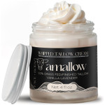 100% Grass Fed Beef Tallow For Skin Care - Face + Body - Whipped Moisturizer - Natural Lotion, 4 Fl. Oz. (Clean Cloud) 100% Grass Fed Beef Tallow For Skin Care - Face + Body - Whipped Moisturizer - Natural Lotion, 4 Fl. Oz. (Clean Cloud)