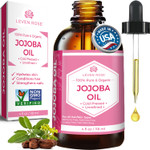 Leven Rose Jojoba Oil, Pure Cold Pressed Natural Unrefined Moisturizer For Skin Hair And Nails 16 Fl. Oz Leven Rose Jojoba Oil, Pure Cold Pressed Natural Unrefined Moisturizer For Skin Hair And Nails 16 Fl. Oz