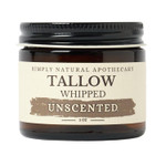 Beef Tallow For Skin Care, Face, Hands - Natural Moisturizer - Whipped - Organic Grass-Fed Beef Fat - Vitamins A, D, E, K - Dry Skin, Baby Diaper Cream - Hydrating - Handmade - Unscented - 2 Oz Jar