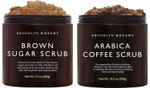 Brooklyn Botany Brown Sugar Body Scrub & Arabica Coffee Body Scrub - Exfoliating Body Scrub  Anti Cellulite Scrub Helps Fight Stretch Marks, Cellulite, Veins And Eczema  Gift For Women - 10 Oz