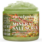 Dead Sea Collection Eucalyptus Salt Scrub  Exfoliating Body Scrub For Women  Moisturizing And Nourishing Skin  With Pure Oils And Dead Sea Minerals (23.28 Oz)