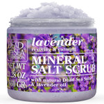 Dead Sea Collection Lavender Salt Scrub  Exfoliating Body Scrub For Women  Moisturizing And Nourishing Skin  With Pure Oils And Dead Sea Minerals (23.28 Oz)