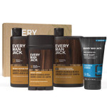 Every Man Jack MenS Sea Minerals + Citron Bath And Body Gift Set - Clean Ingredients & Sea Minerals And Citron Scent - Round Out His Routine With Body Wash, 2-In-1 Shampoo, Deodorant & Face Wash