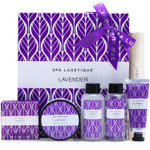 Spa Luxetique Lavender Spa Set, Bath Set For Women Gift, Relaxing Home Spa Kits Includes Body Lotion, Shower Gel, Bubble Bath, Hand Cream, Birthday Gifts For Women,Mothers Day Gifts Spa Luxetique Lavender Spa Set, Bath Set For Women Gift, Relaxing Home Spa Kits Includes Body Lotion, Shower Gel, Bubble Bath, Hand Cream, Birthday Gifts For Women,Mothers Day Gifts